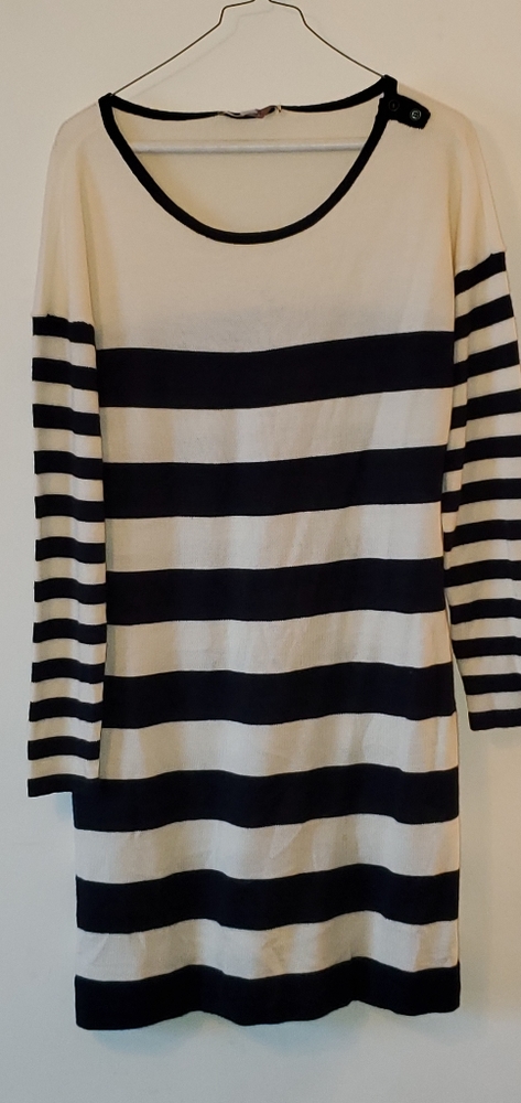 Striped sweater dress